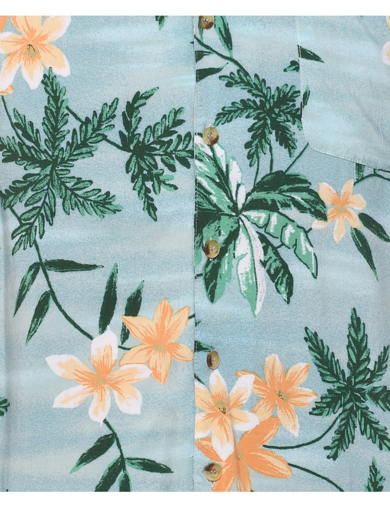 Floral Hawaiian Shirt - S