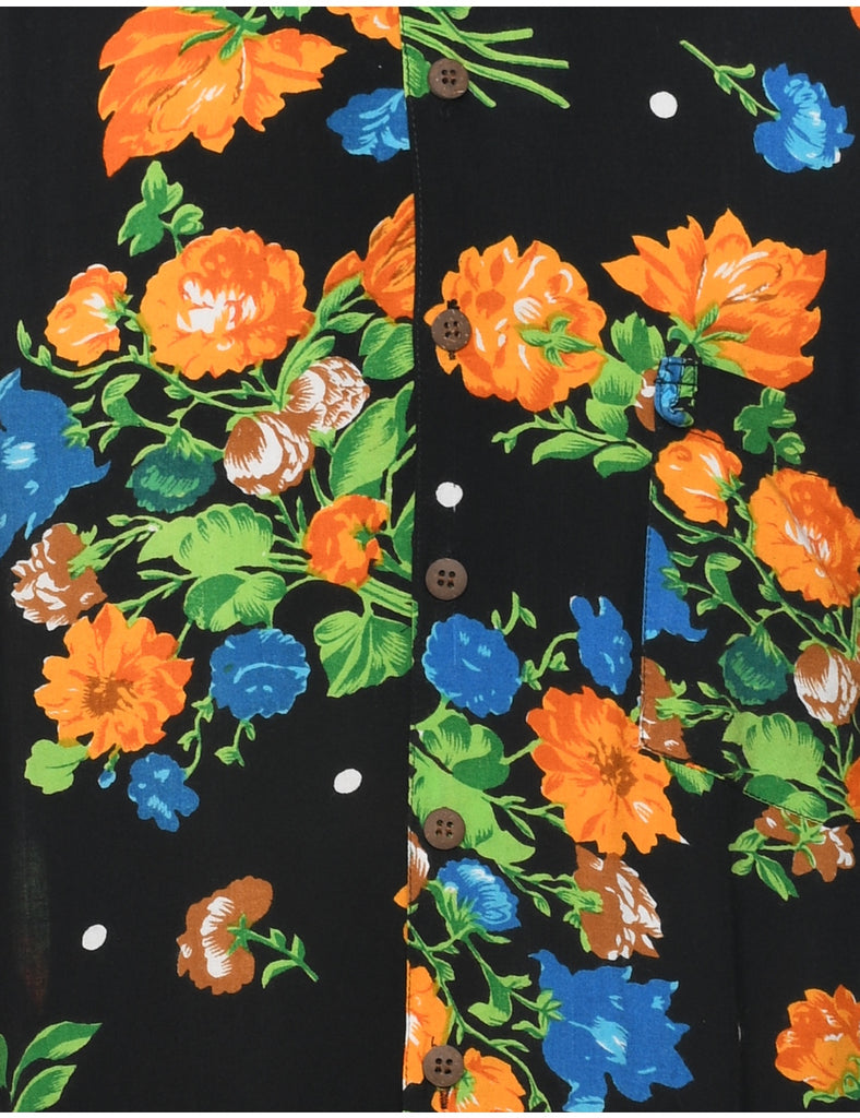 Floral Hawaiian Shirt - XL