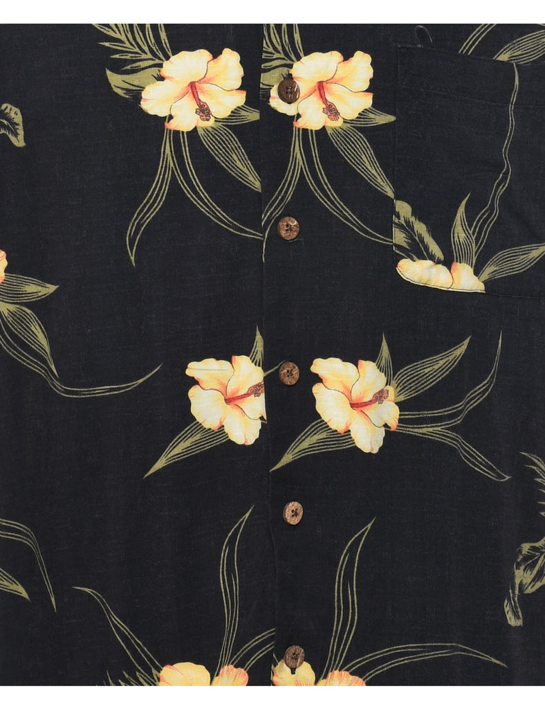 Floral Hawaiian Shirt - M