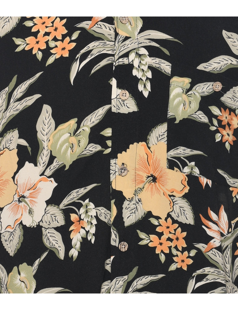 Floral Hawaiian Shirt - L