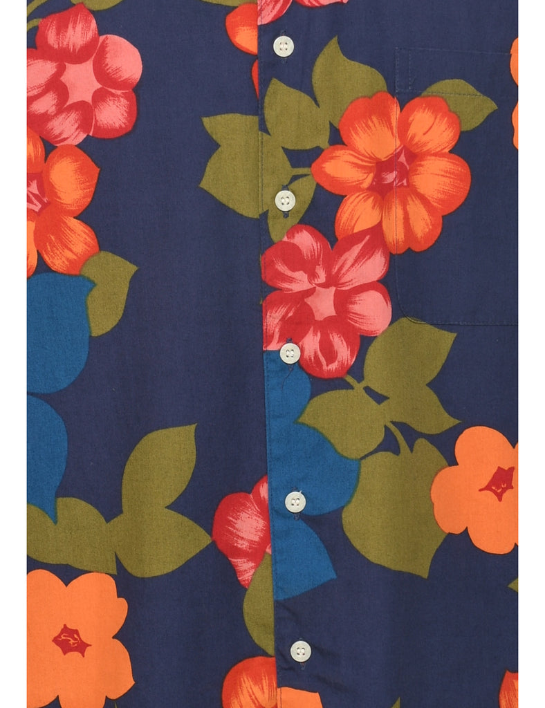 Floral Hawaiian Shirt - L