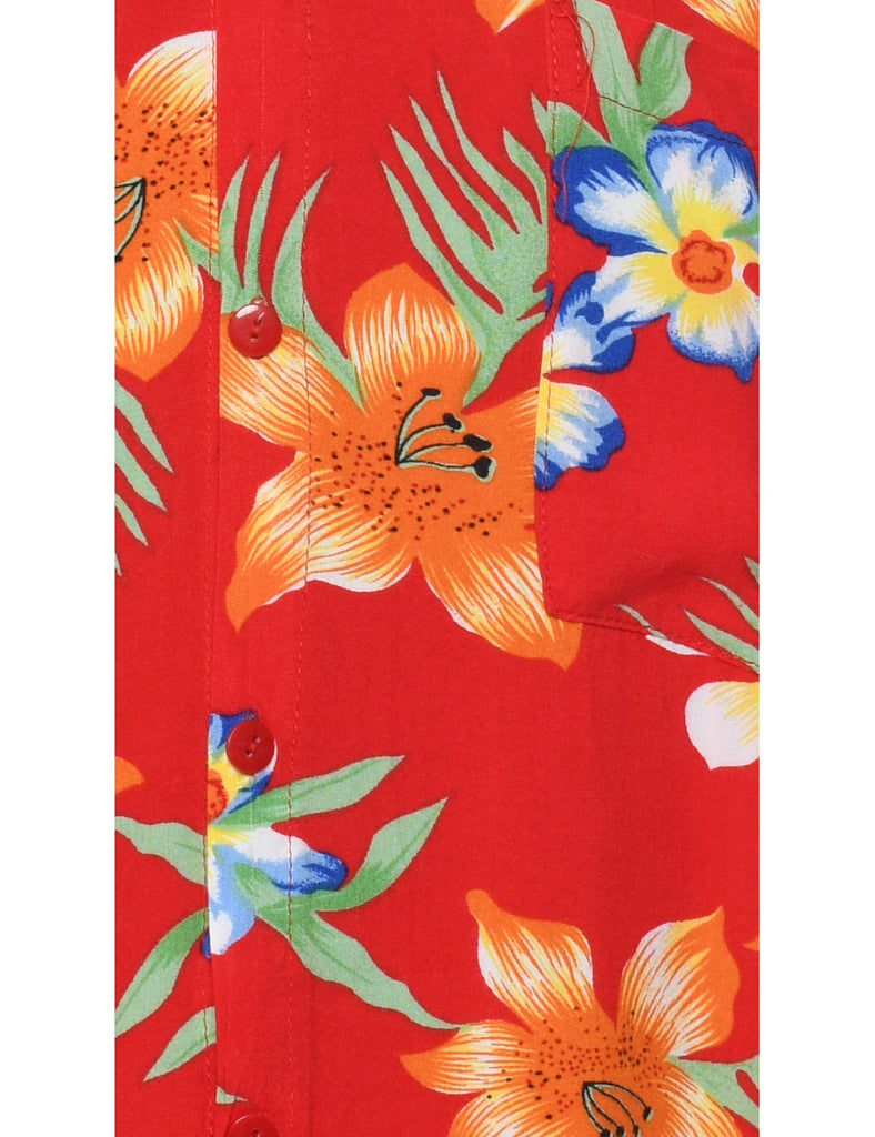 Floral Hawaiian Shirt - XL