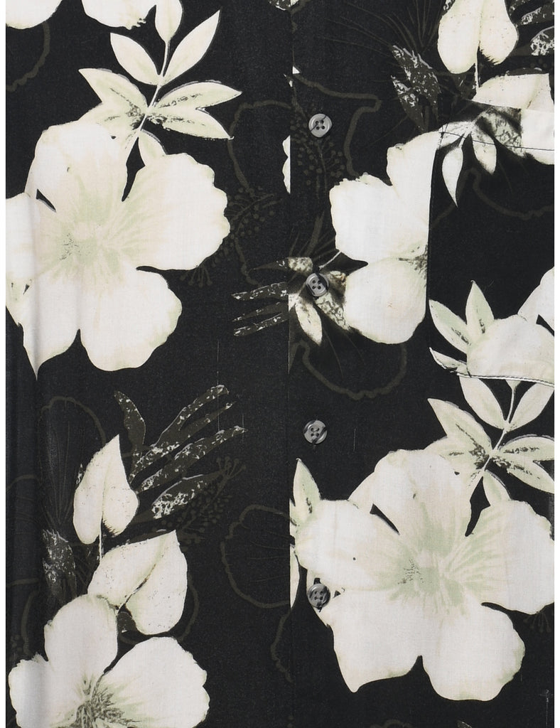 Floral Hawaiian Shirt - L