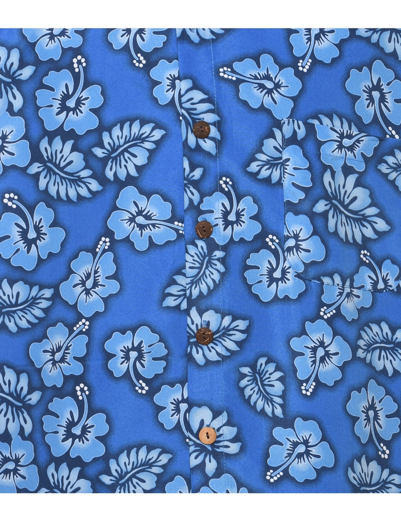 Floral Hawaiian Shirt - L