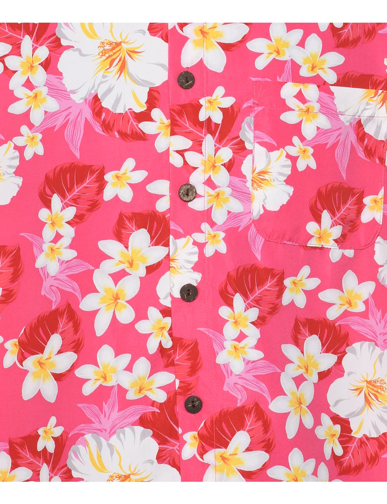 Floral Hawaiian Shirt - M
