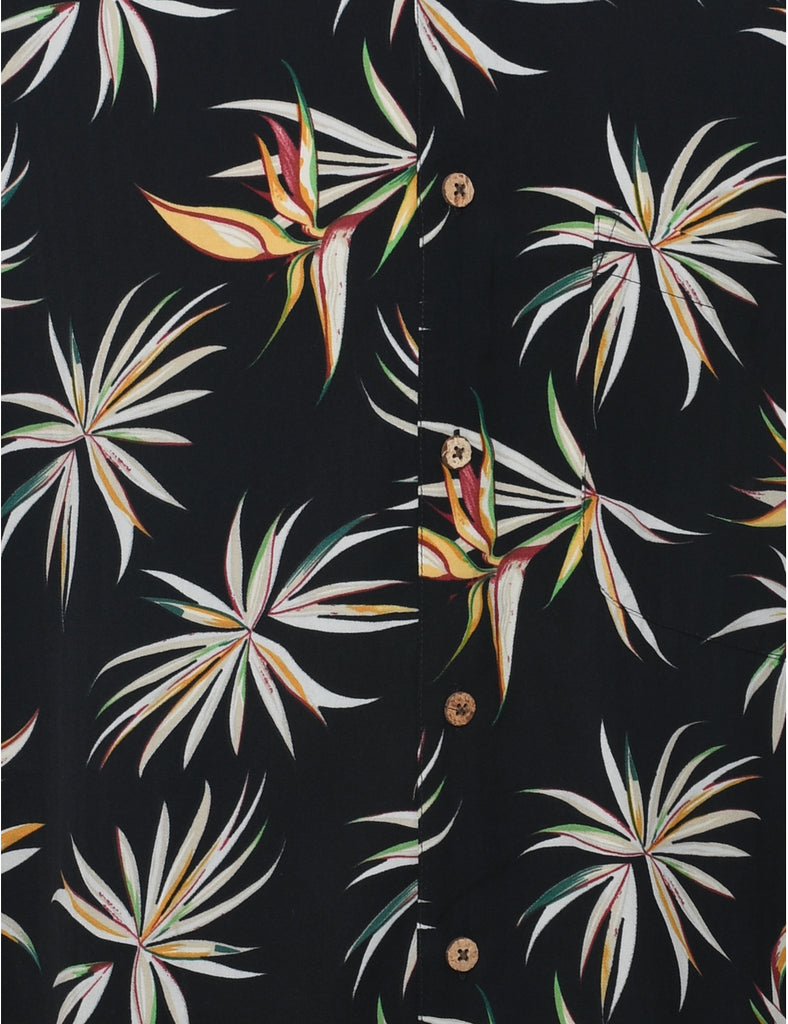 Floral Hawaiian Shirt - L