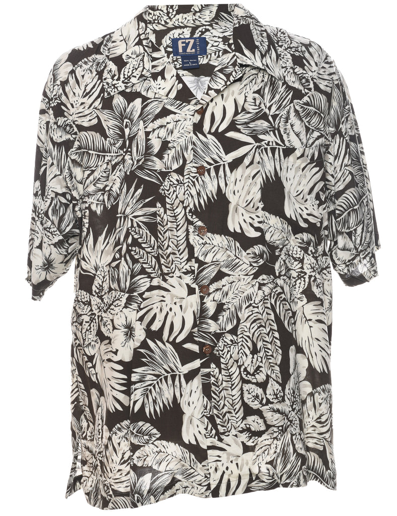 Foliage Hawaiian Shirt - L