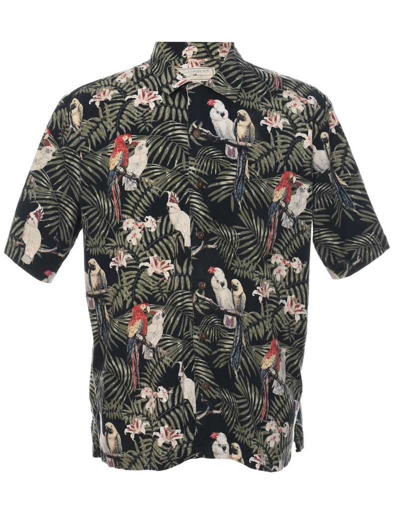 Foliage Hawaiian Shirt - M