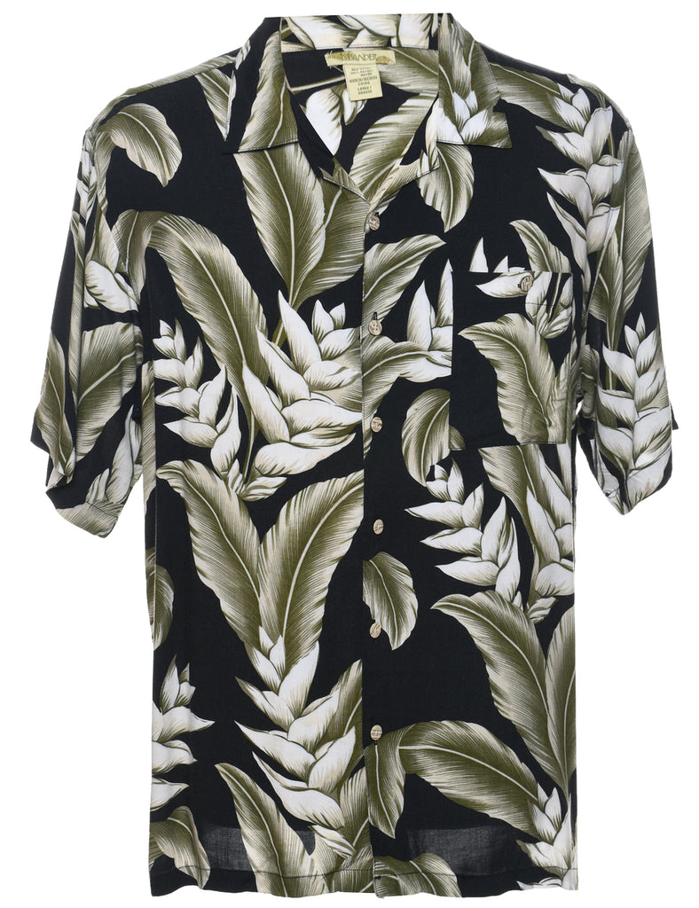 Foliage Hawaiian Shirt - L