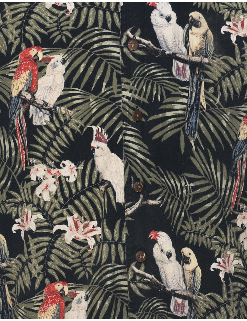 Foliage Hawaiian Shirt - M
