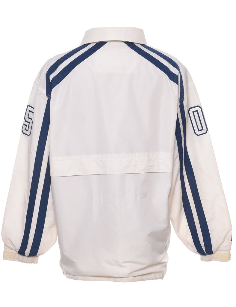 FUBU Y2K White Nylon Jacket - M