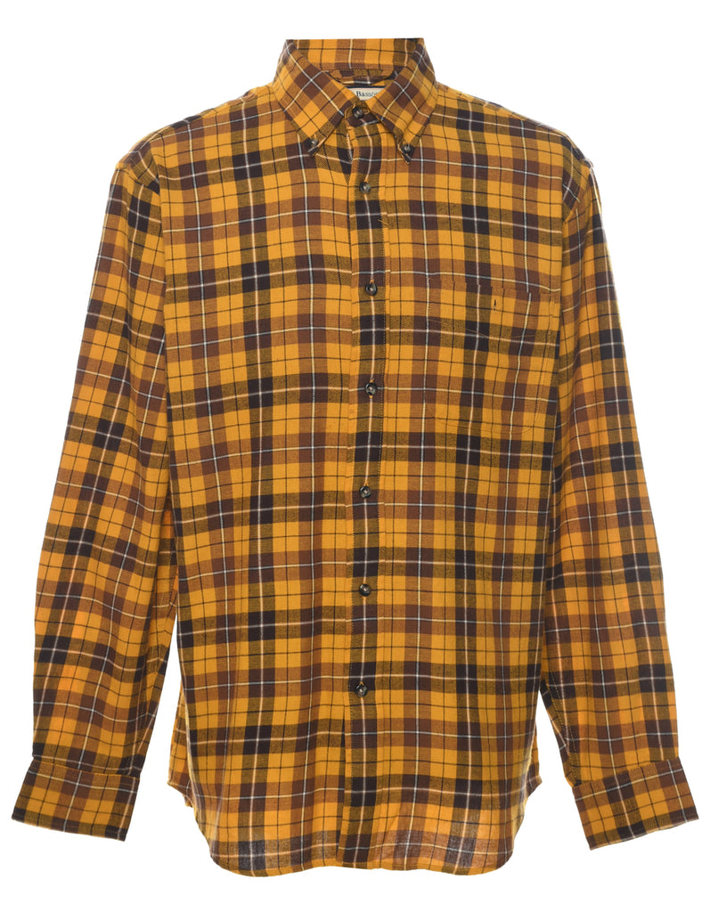 G.H. Bass Checked Shirt - M