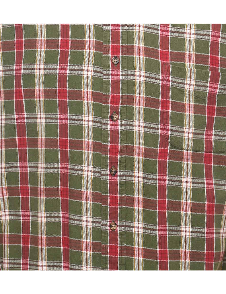 G.H. Bass Checked Shirt - L