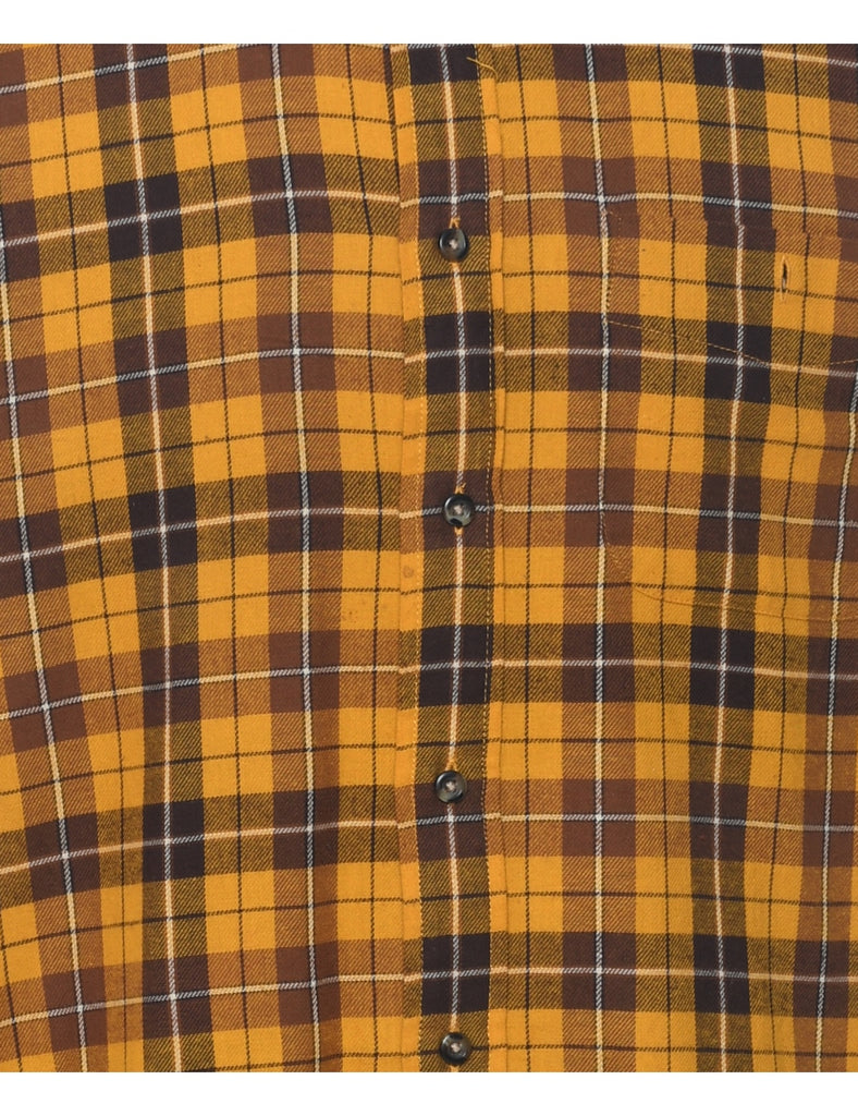 G.H. Bass Checked Shirt - M