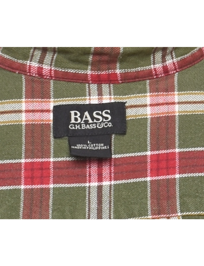 G.H. Bass Checked Shirt - L