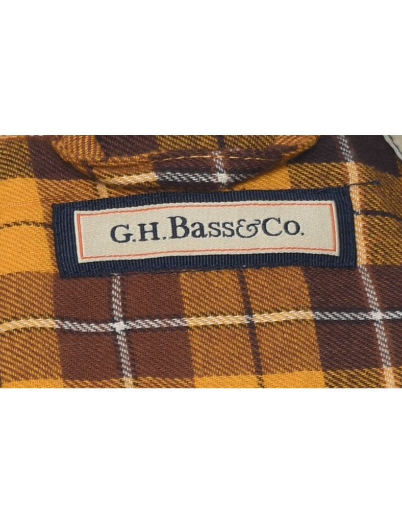 G.H. Bass Checked Shirt - M