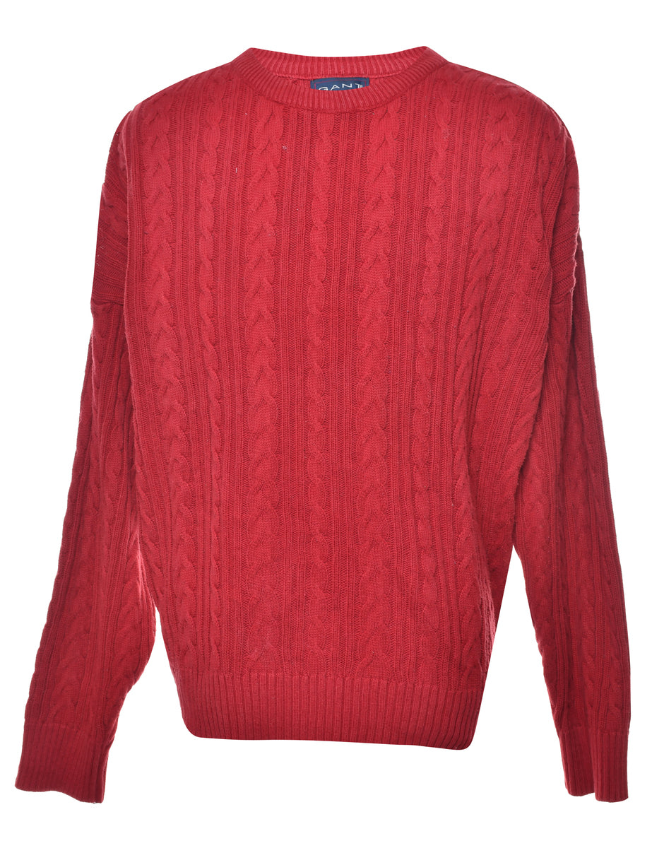 Men's Gant Gant Jumper Red, XL Beyond Retro - Main Image