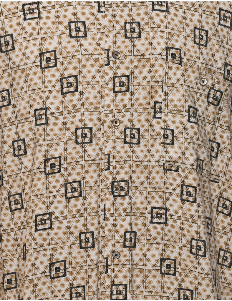 Geometric Pattern Hawaiian Shirt - XL