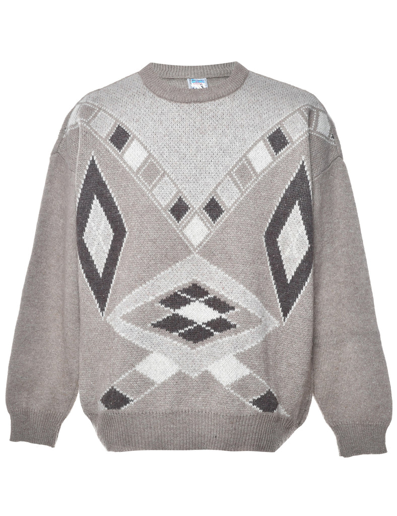 Geometric Pattern Jumper - XL