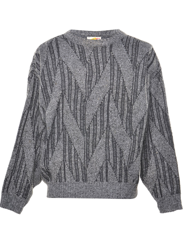 Geometric Pattern Jumper - M