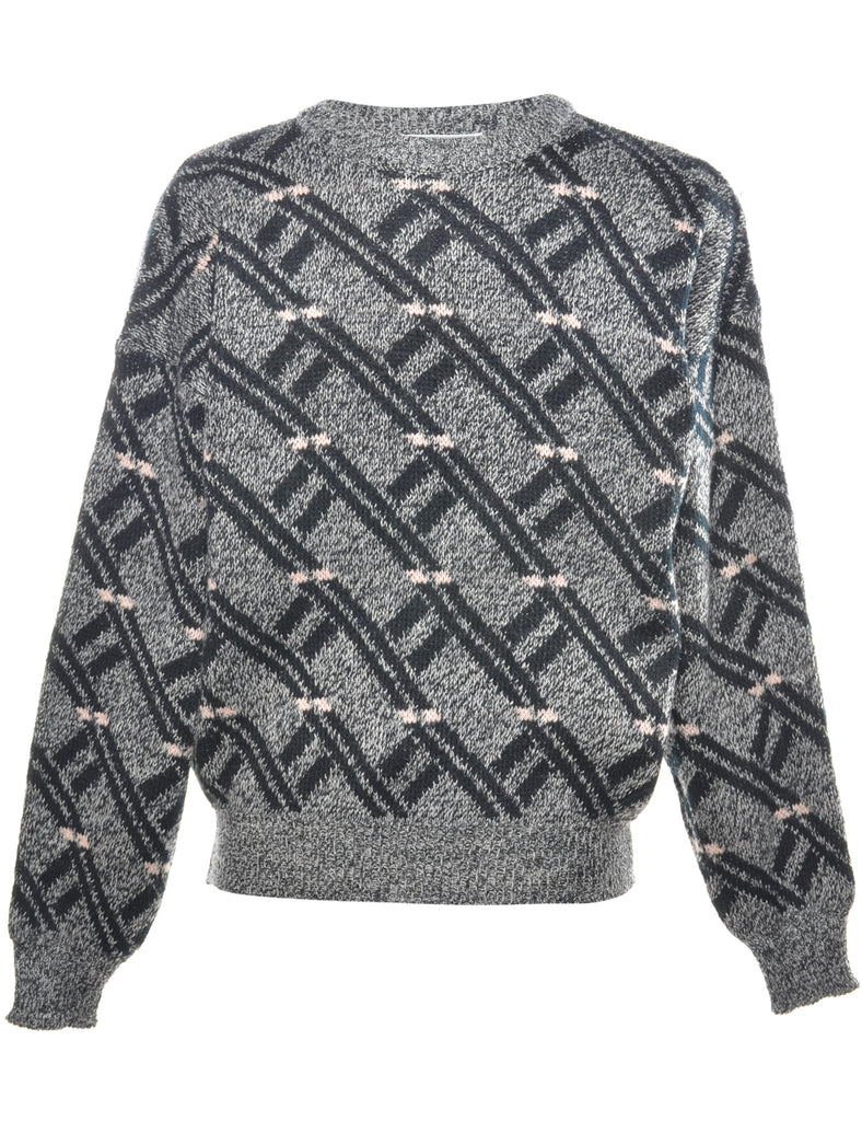 Geometric Pattern Jumper - S