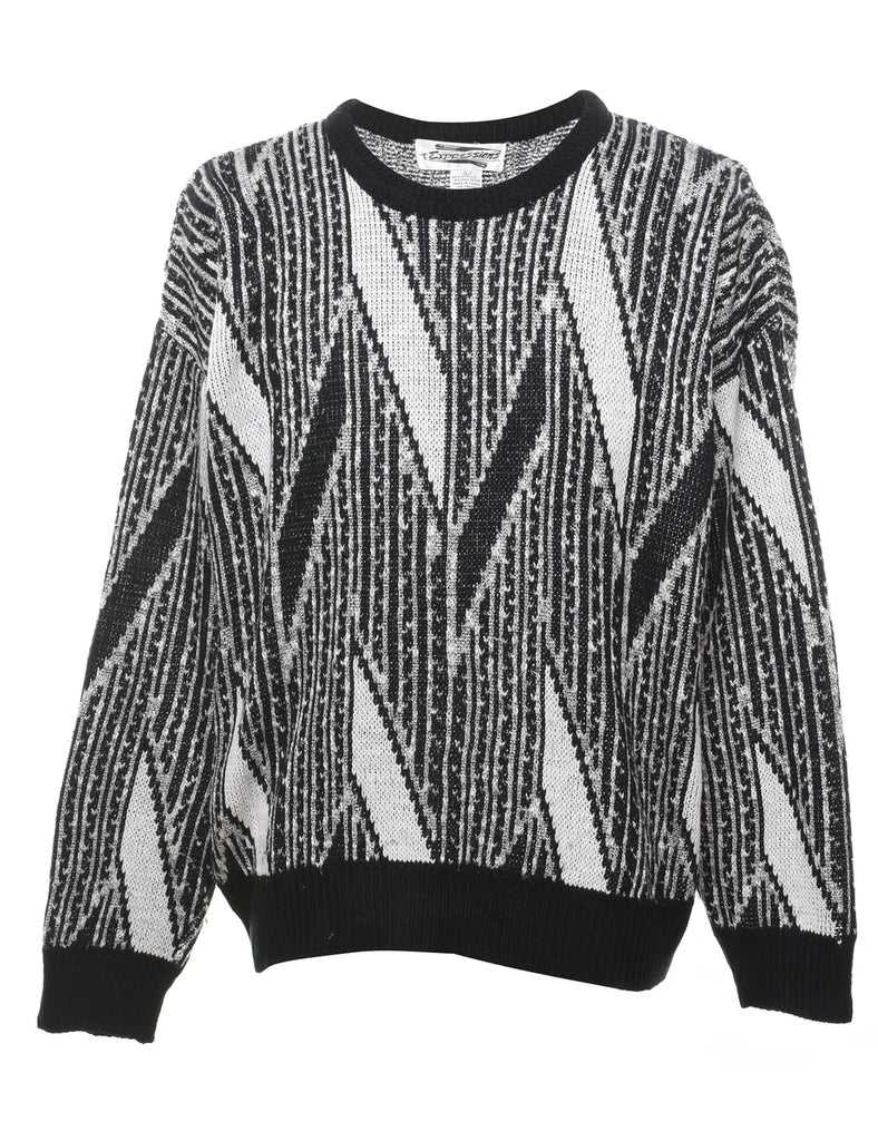 Geometric Pattern Jumper - L