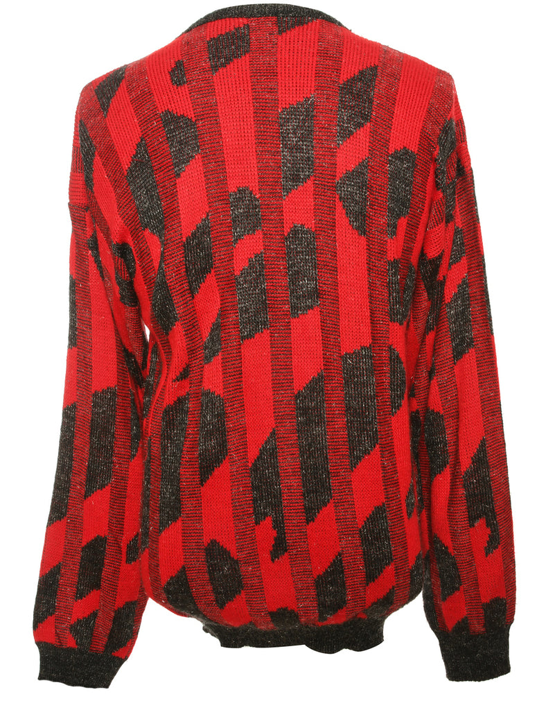 Geometric Pattern Jumper - M