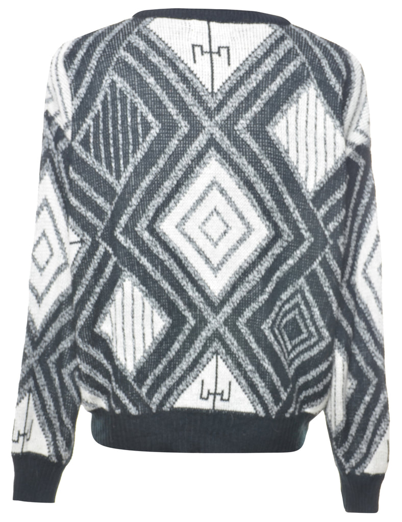 Geometric Pattern Jumper - L