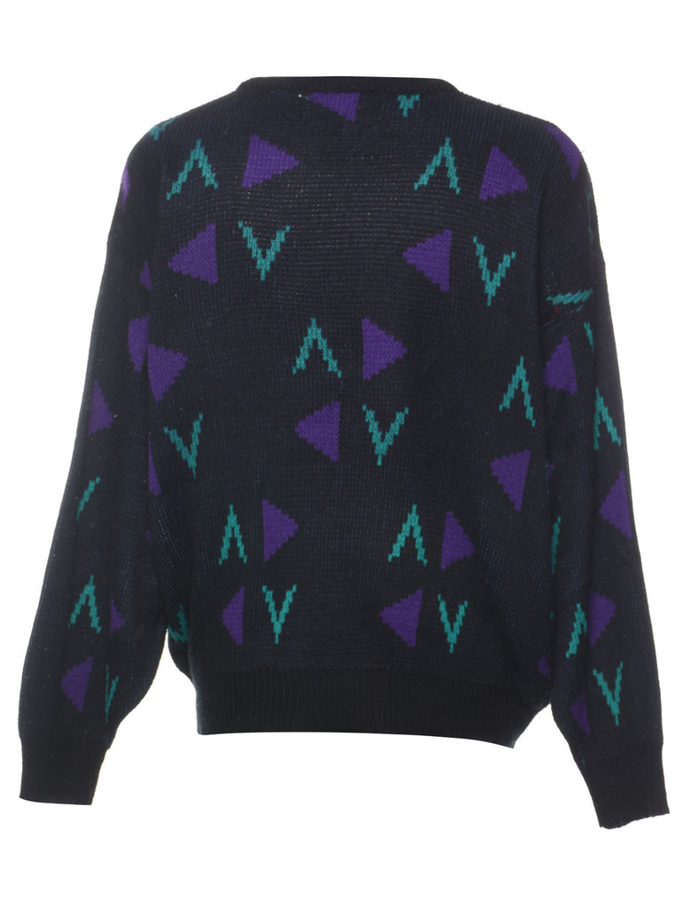 Geometric Pattern Jumper - L