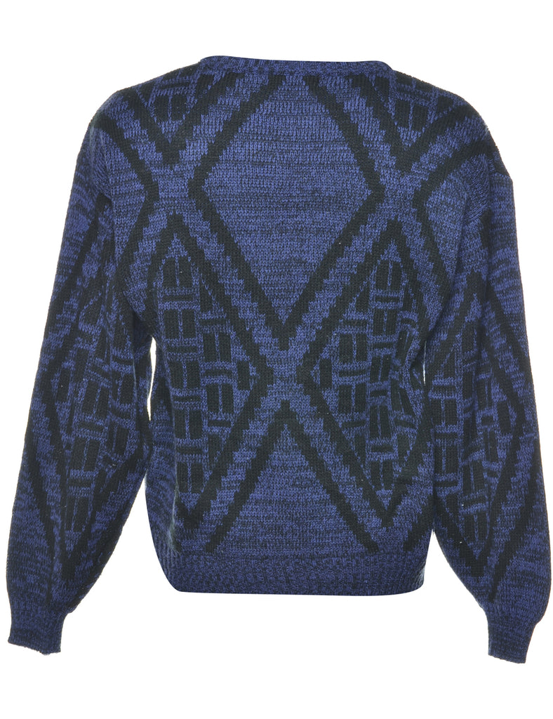 Geometric Pattern Jumper - M