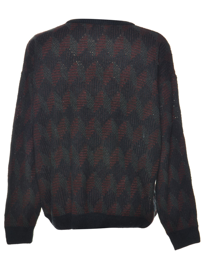 Geometric Pattern Jumper - XL