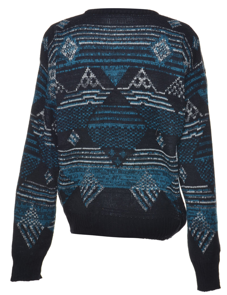Geometric Pattern Jumper - L