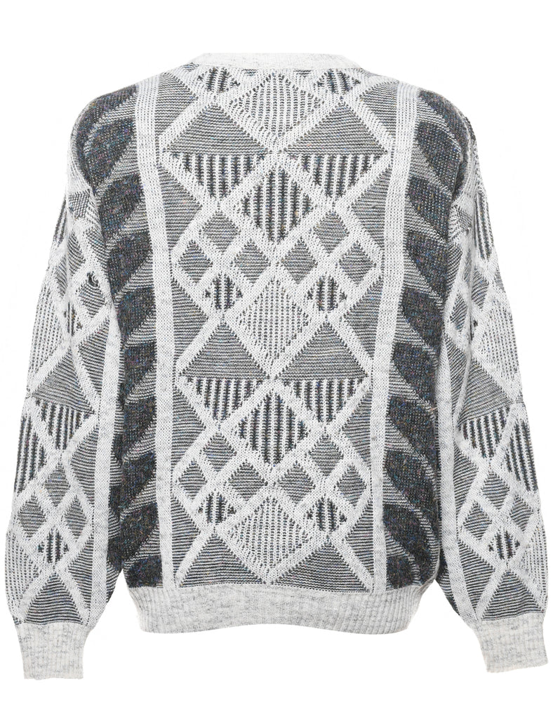 Geometric Pattern Jumper - L