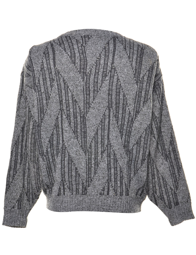 Geometric Pattern Jumper - M