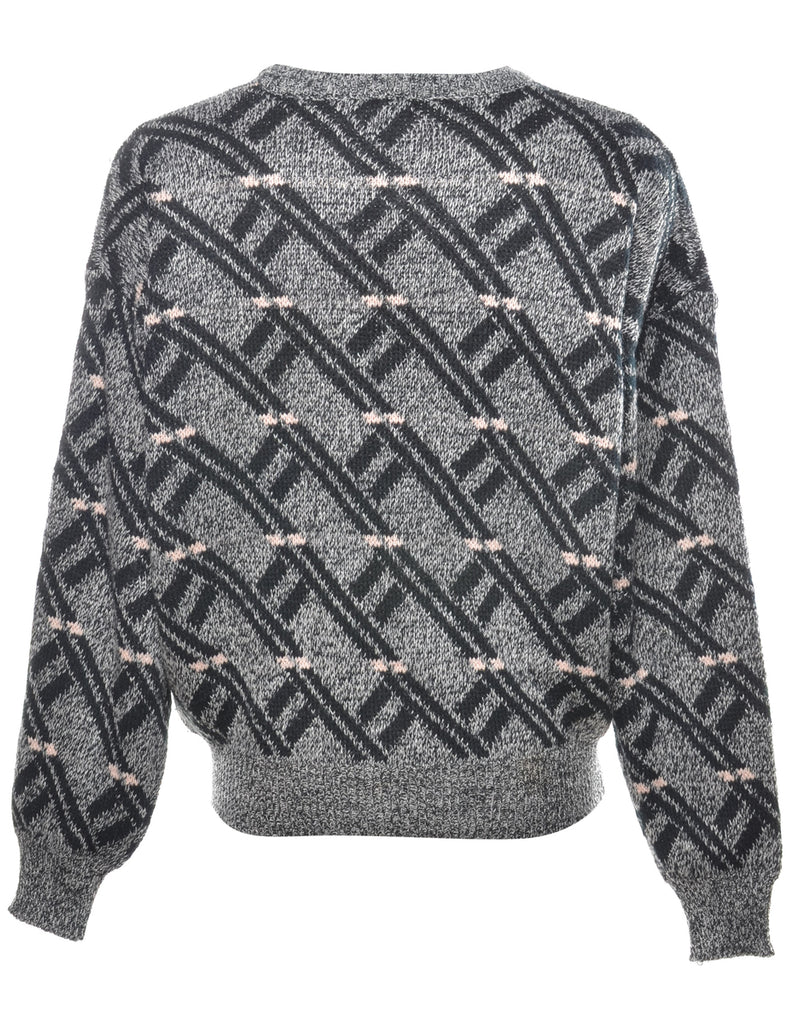 Geometric Pattern Jumper - S