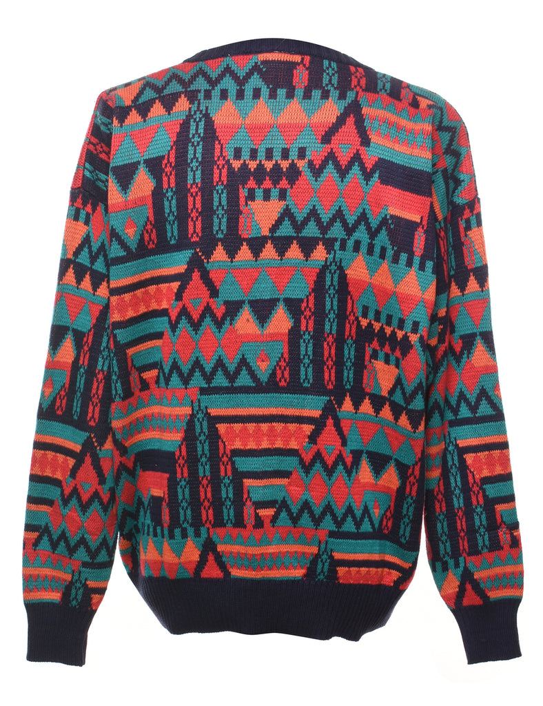 Geometric Pattern Jumper - XL