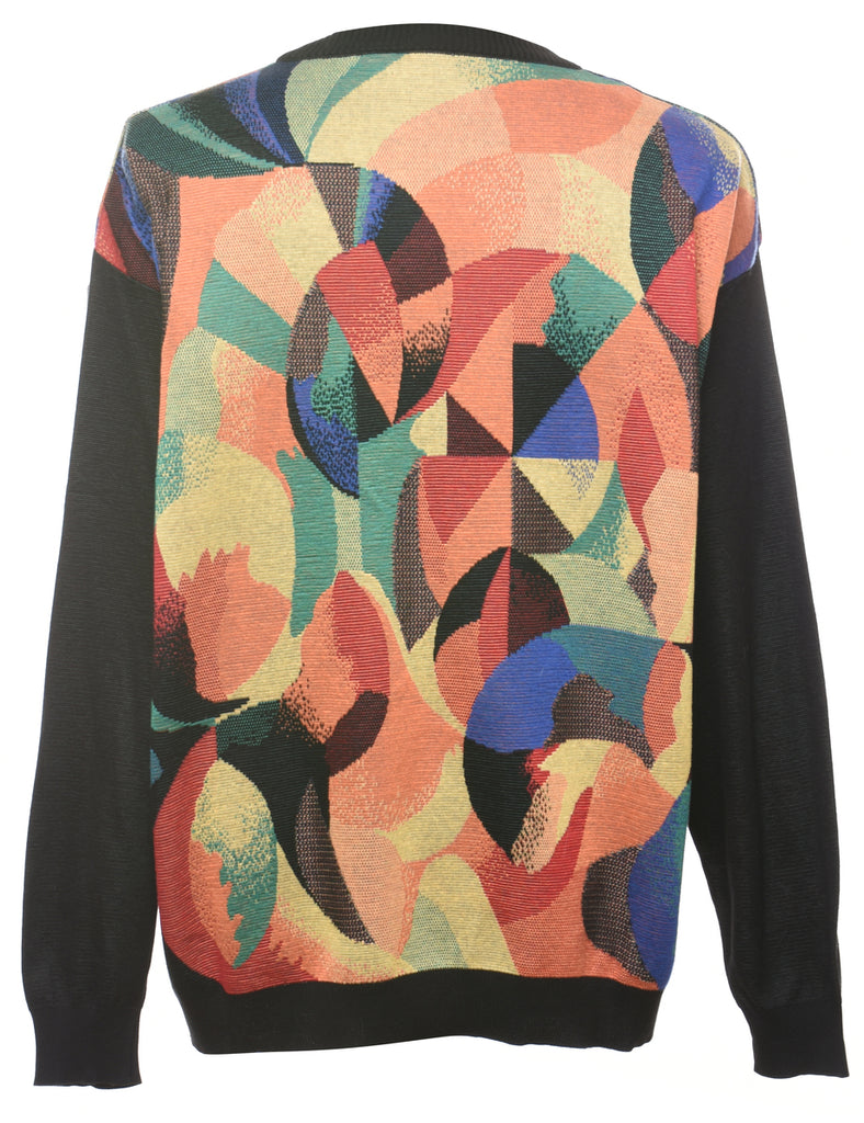 Geometric Pattern Jumper - L