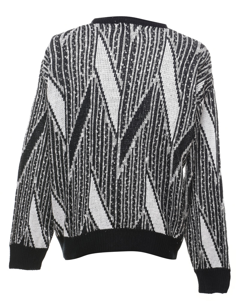 Geometric Pattern Jumper - L