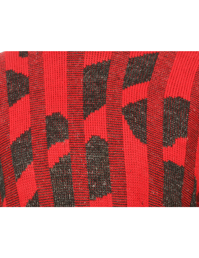 Geometric Pattern Jumper - M