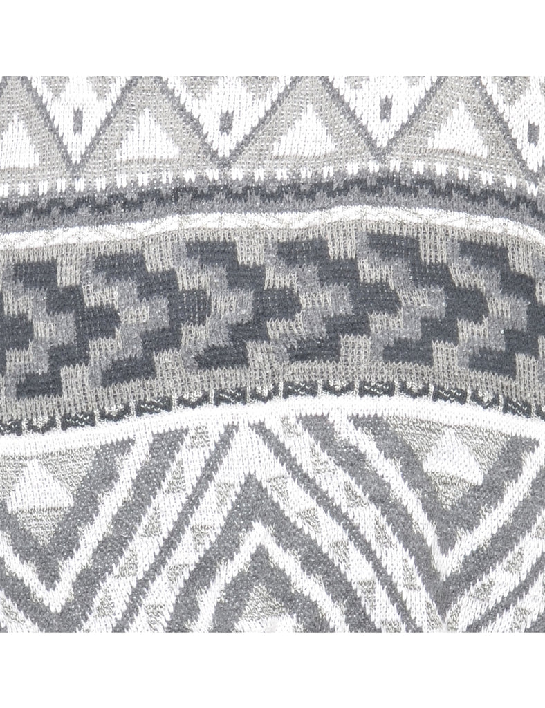 Geometric Pattern Jumper - XL