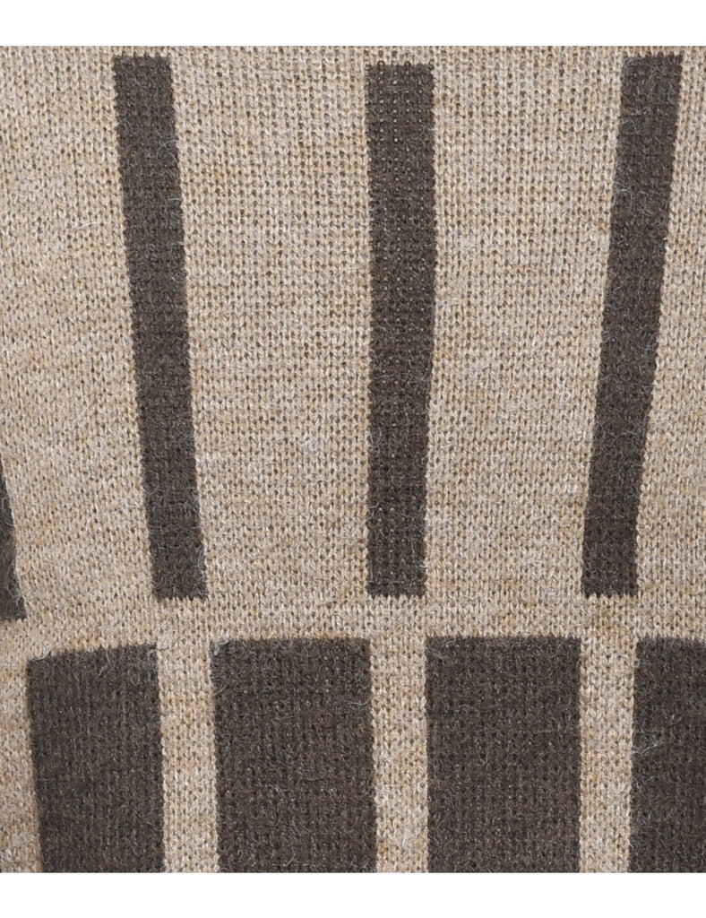 Geometric Pattern Jumper - L