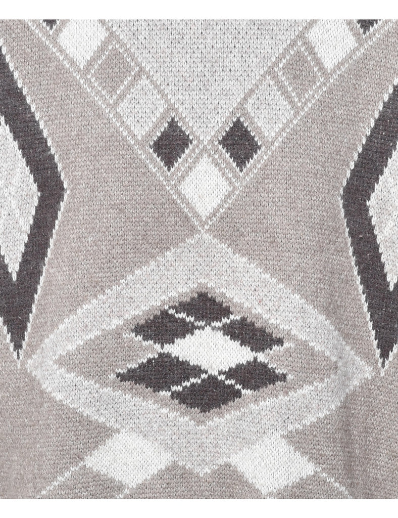 Geometric Pattern Jumper - XL