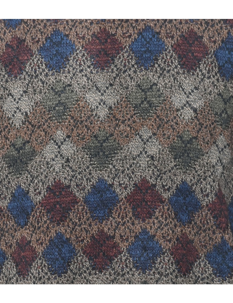 Geometric Pattern Jumper - XL