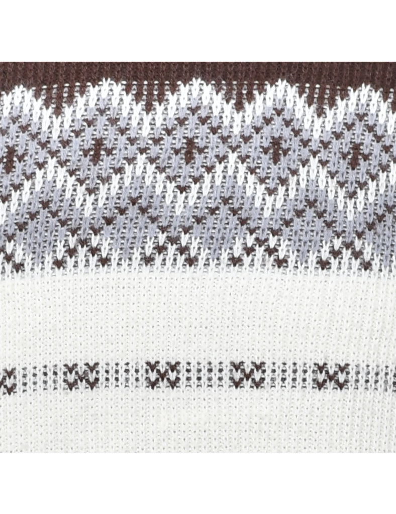 Geometric Pattern Jumper - M