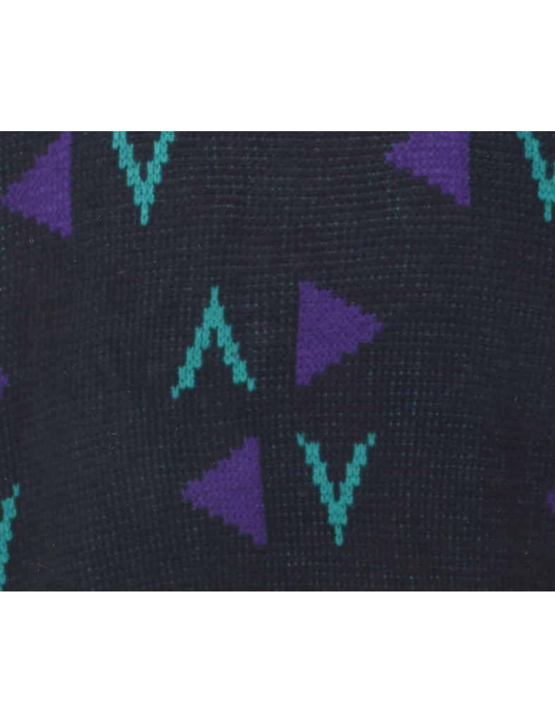 Geometric Pattern Jumper - L