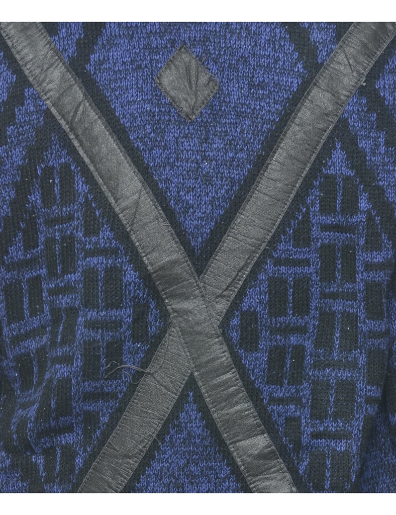 Geometric Pattern Jumper - M