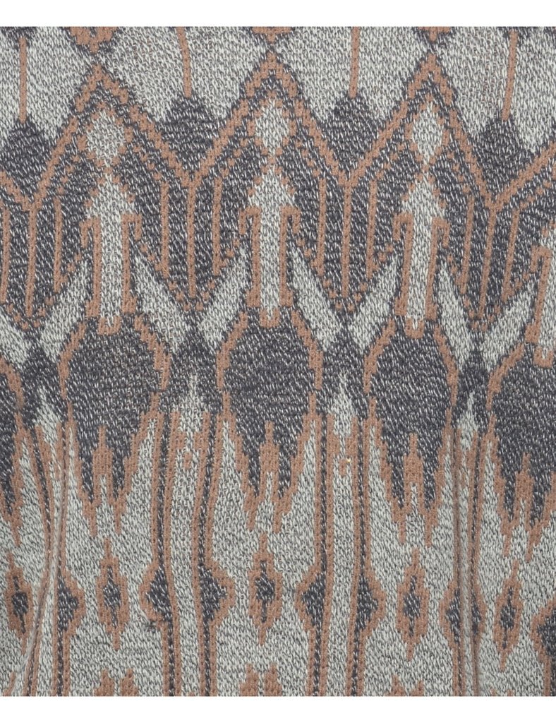 Geometric Pattern Jumper - L