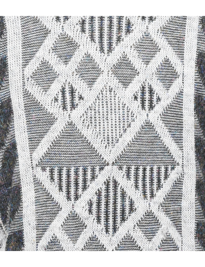 Geometric Pattern Jumper - L