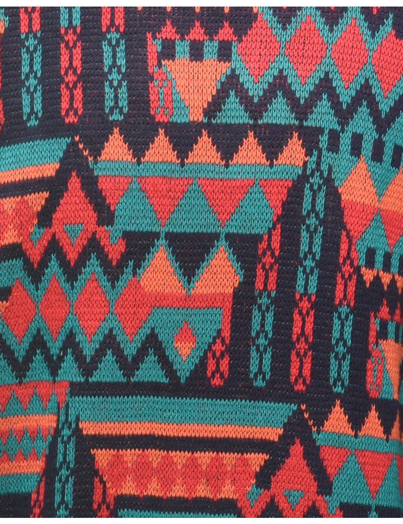 Geometric Pattern Jumper - XL