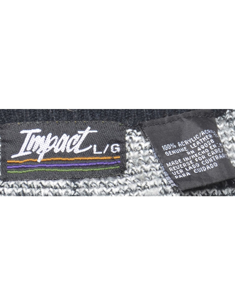 Geometric Pattern Jumper - L